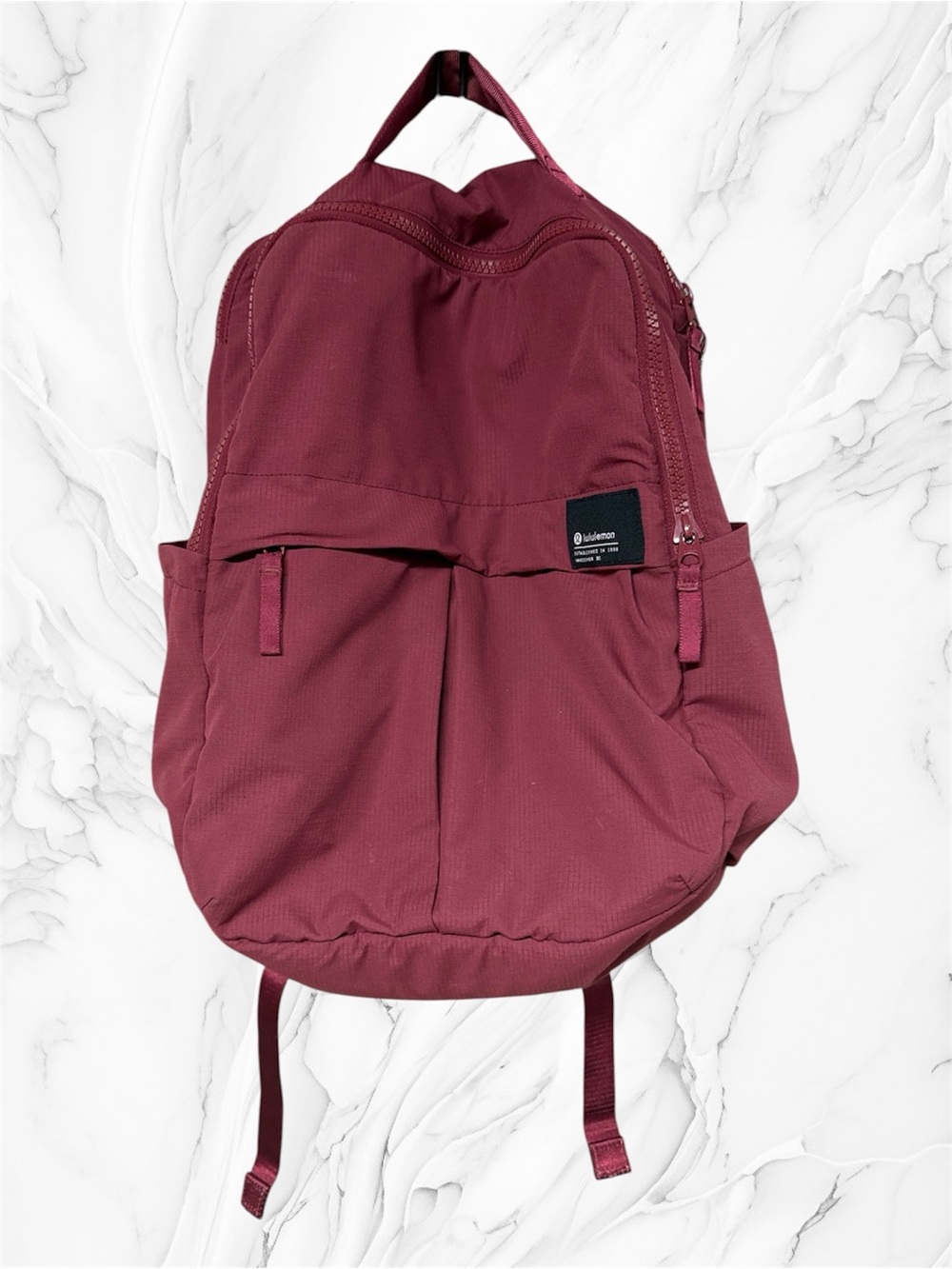 lululemon everyday 2.0 backpack burgundy Maroon Backpack unisex